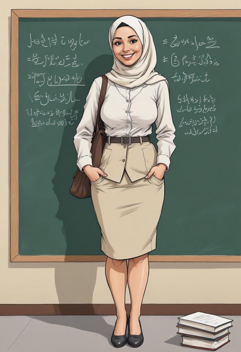 Animasi guru muslimah 14