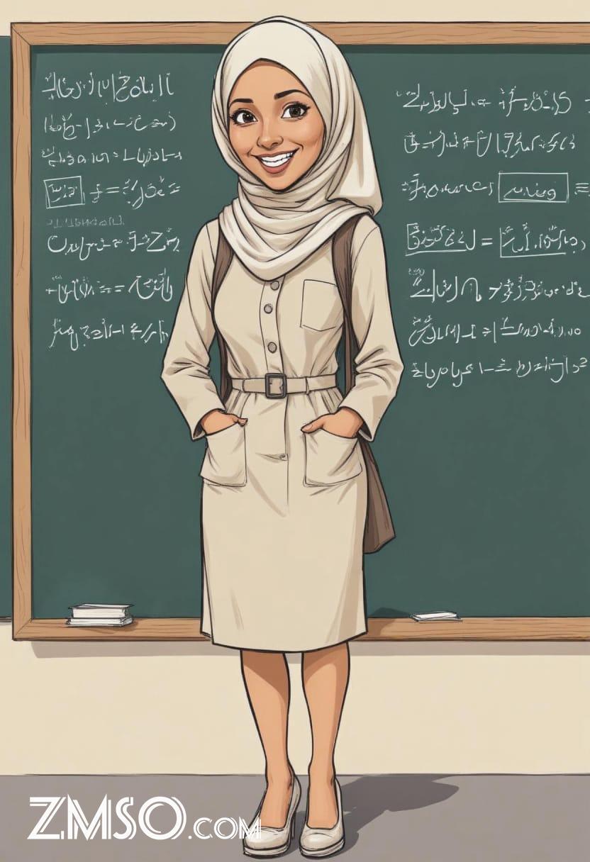 Gambar guru kartun muslimah 03