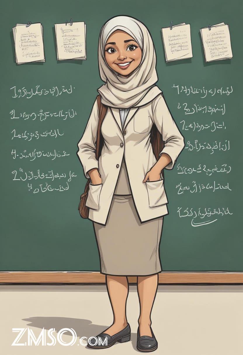 Gambar guru kartun muslimah 13