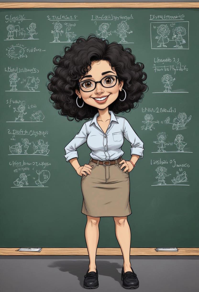 Gambar kartun guru wanita 02