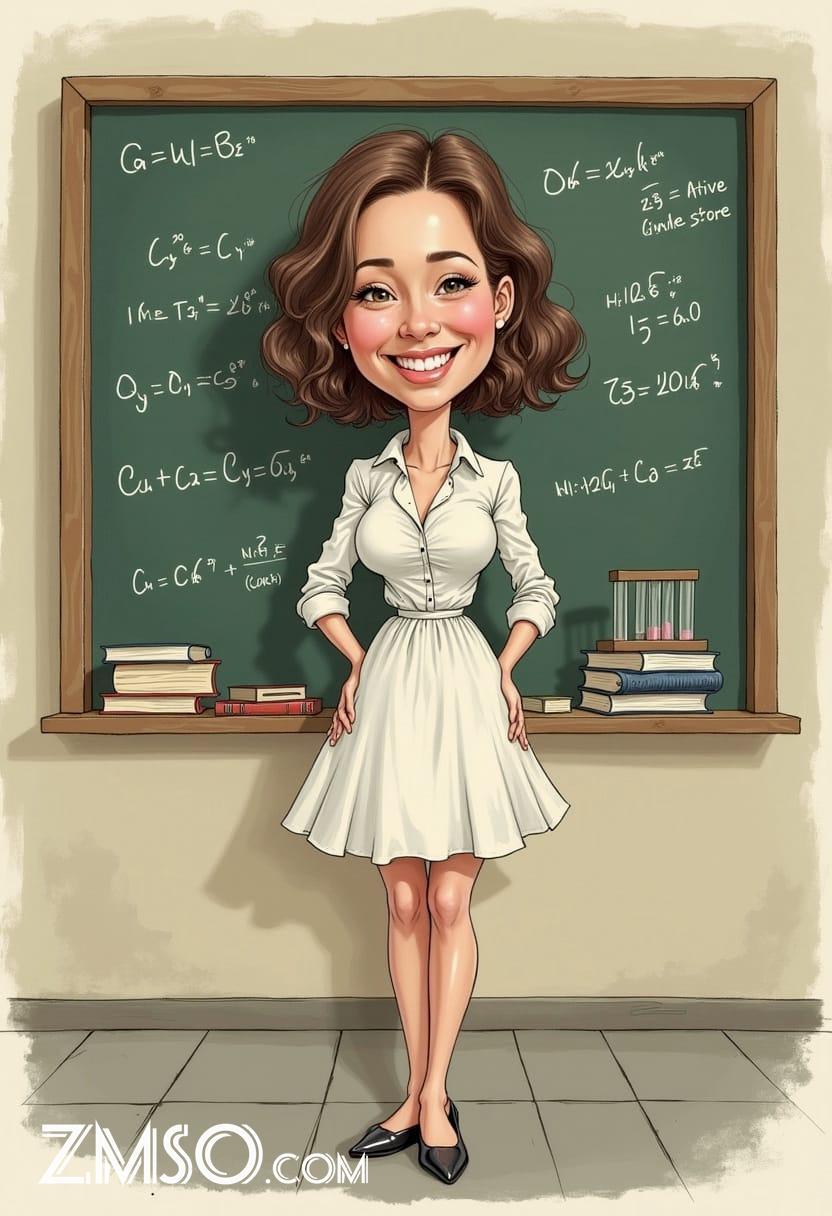 Gambar kartun guru wanita 03