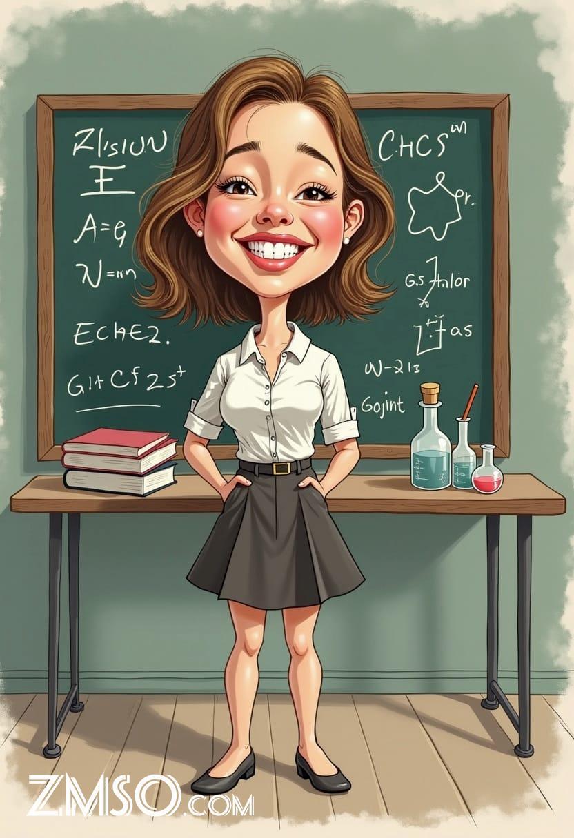 Gambar kartun guru wanita 11
