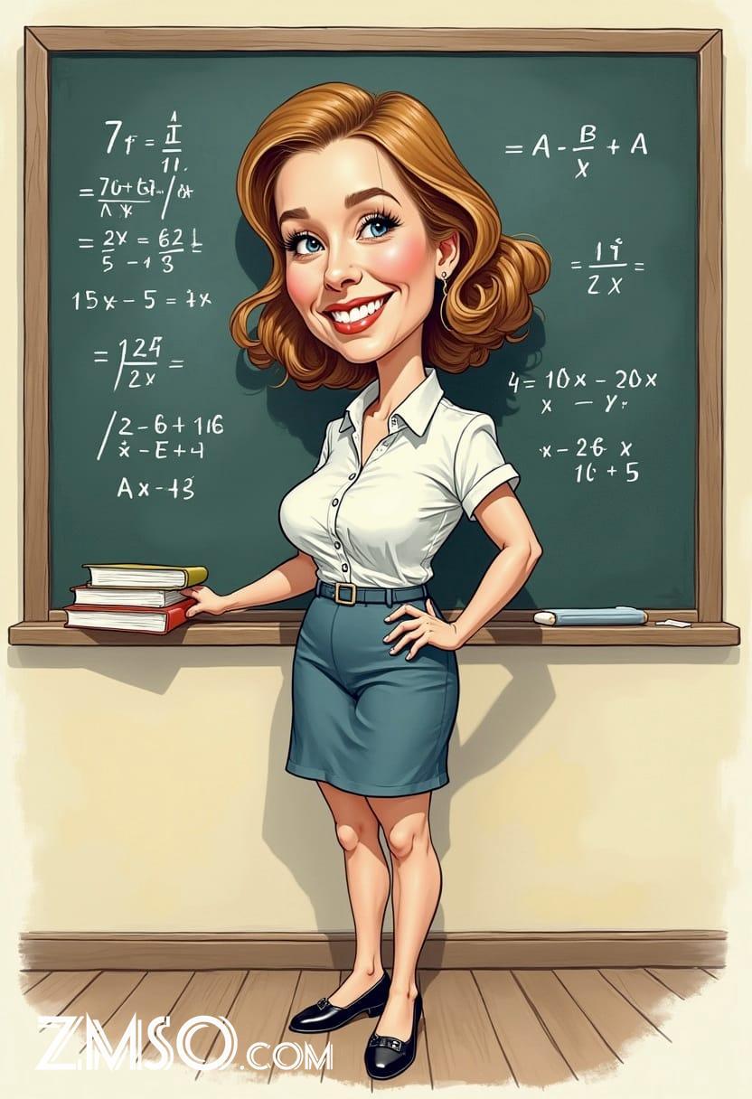Gambar kartun guru wanita 13